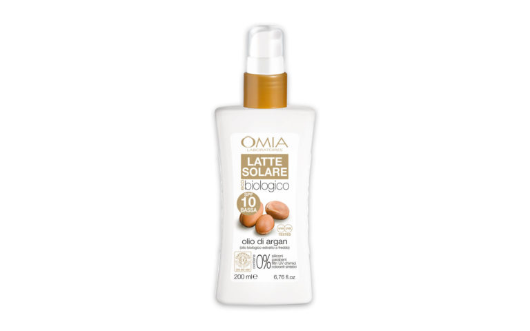 Latte Solare Biologico SPF 10 Bassa Protezione di Omia