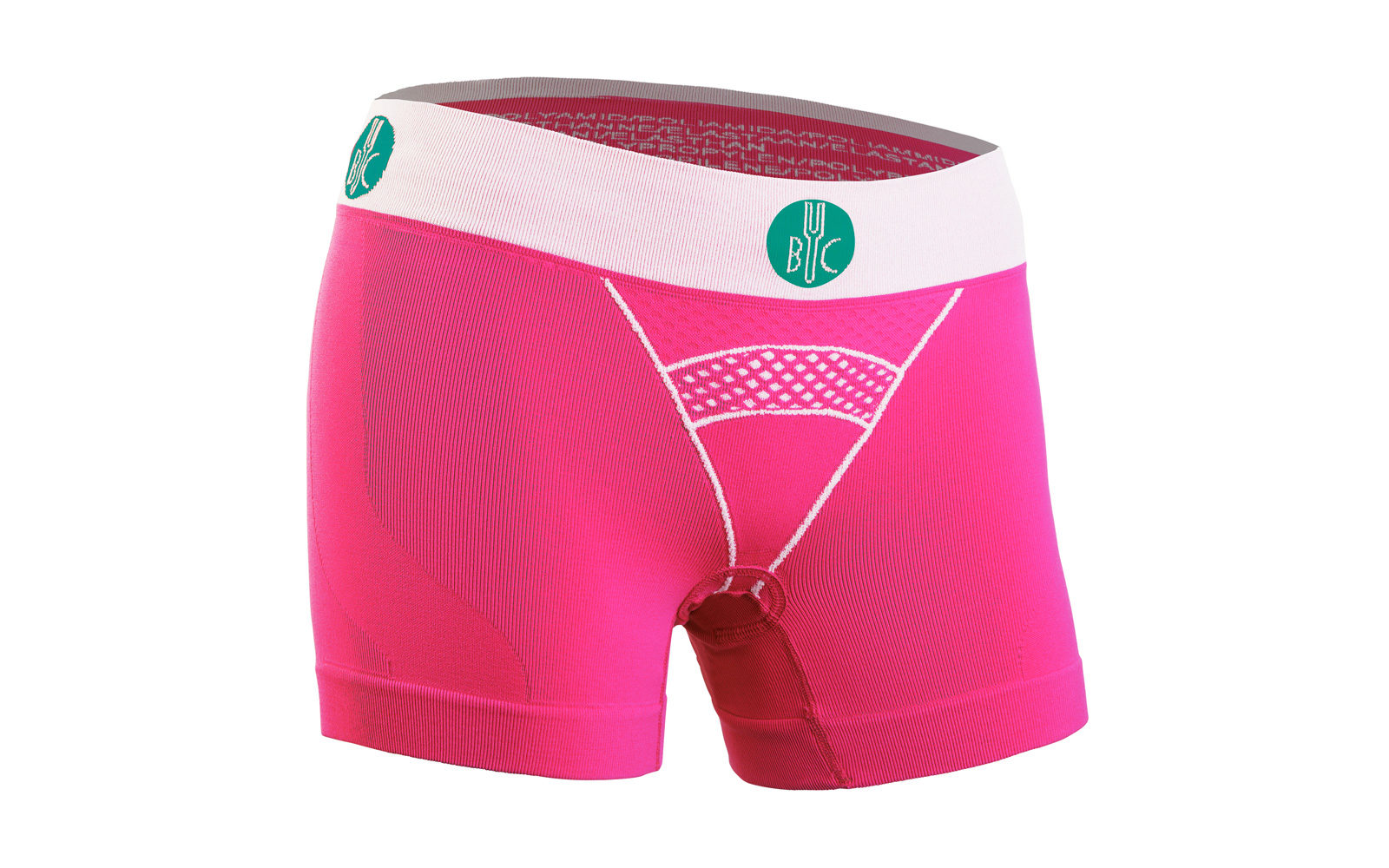 For.Bicy boxer lady, in tessuto seamless, con fondello amovibile in gel da 4mm, trattamento antibatterico e sistema di bloccaggio antispostamento, euro 59