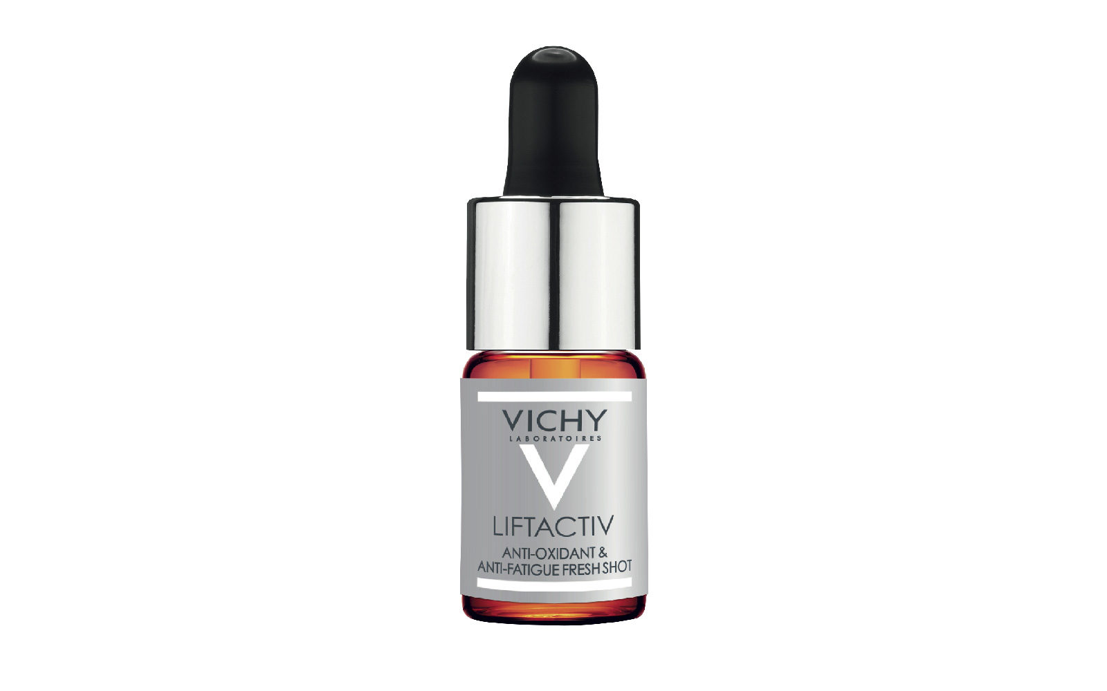 15% di vitamina C pura per Lifactiv Concentrato Fresco Antiossidante & Antifatica di Vichy che assicura in dieci giorni di utilizzo una pelle più giovane (farmacia, 34,50 euro).