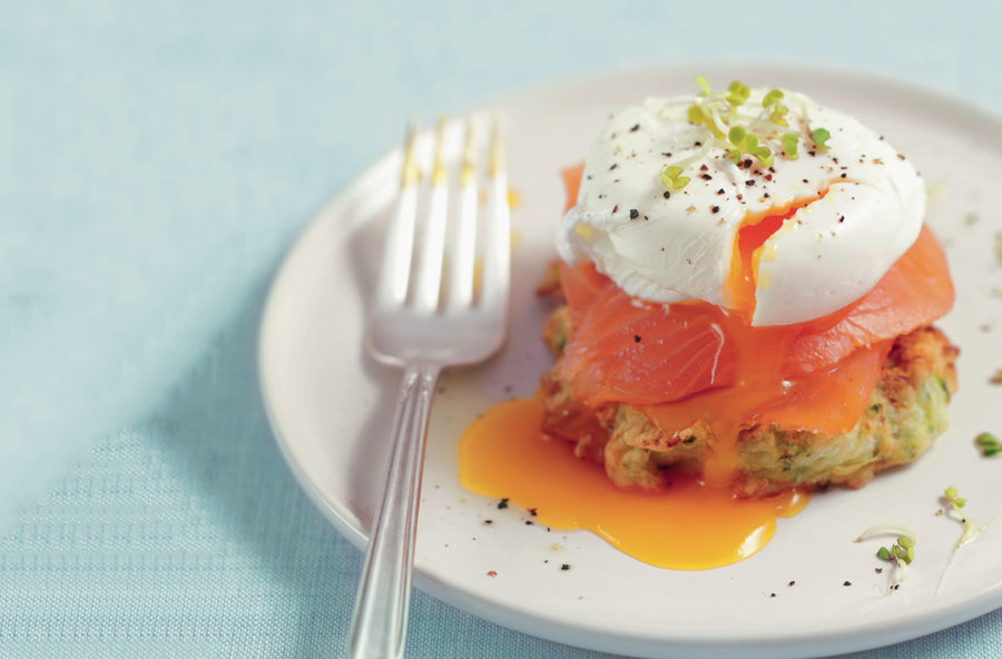 Frittella con salmone “in camicia”