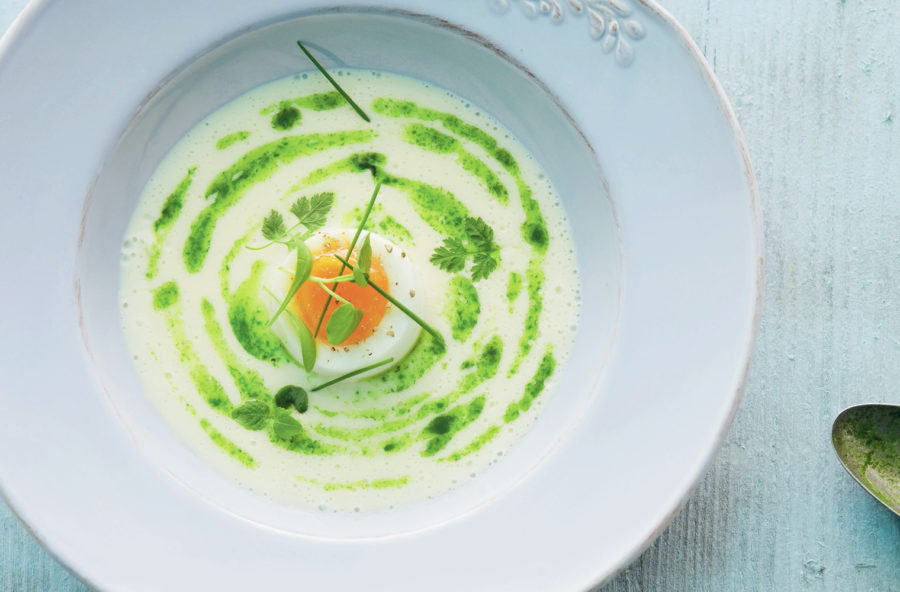 Zuppa alle erbette con sorpresa