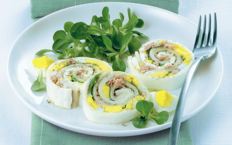 rollè mozzarella uova tonno