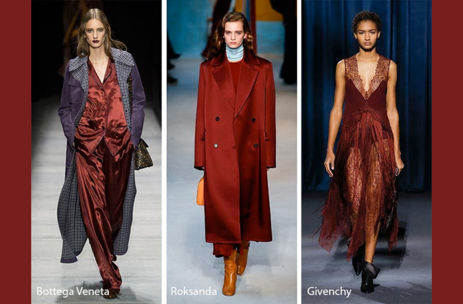 Trend moda autunno-inverno 2018/19: tempo di sfumature red pear