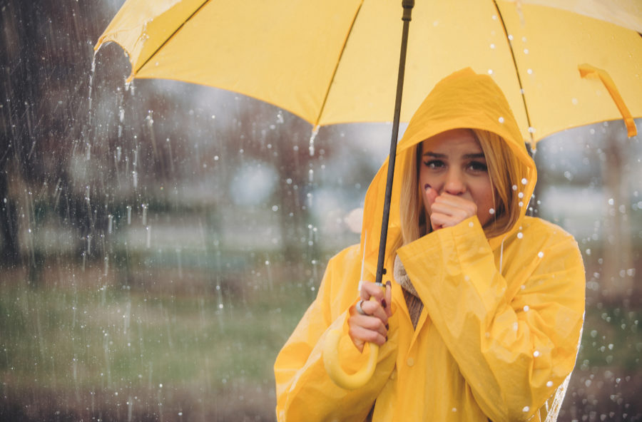 Allarme maltempo: con la pioggia arriva anche il mal di gola