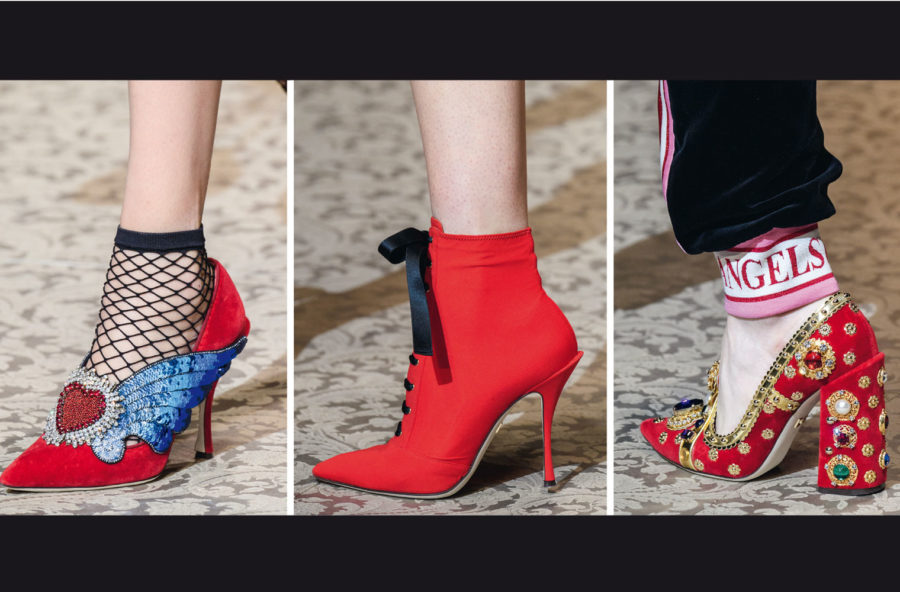 Trend accessori 2018/19: le scarpe? Simply red