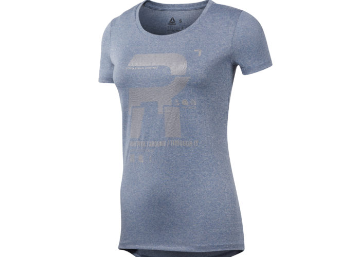 Reebok Running Reflective Graphic T-shirt, in jersey con dettagli riflettenti, tecnologia Speedwick per allontanare il sudore dalla pelle (euro 37,95)