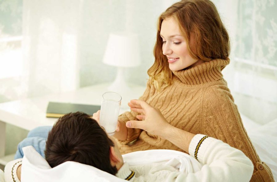 Coppia e influenza: 10 consigli per non farsi contagiare dal partner malato