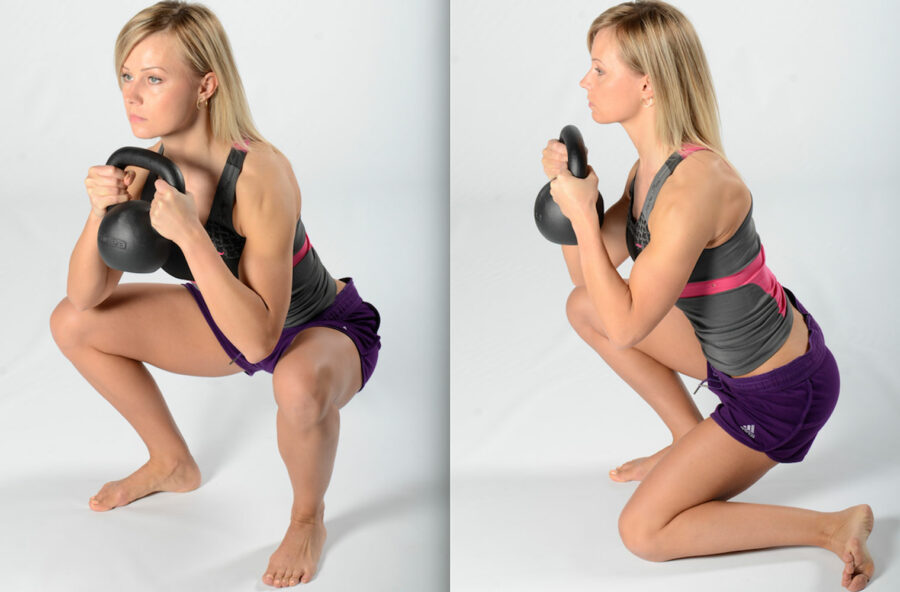 Interno coscia: prova l’esercizio con la kettlebell