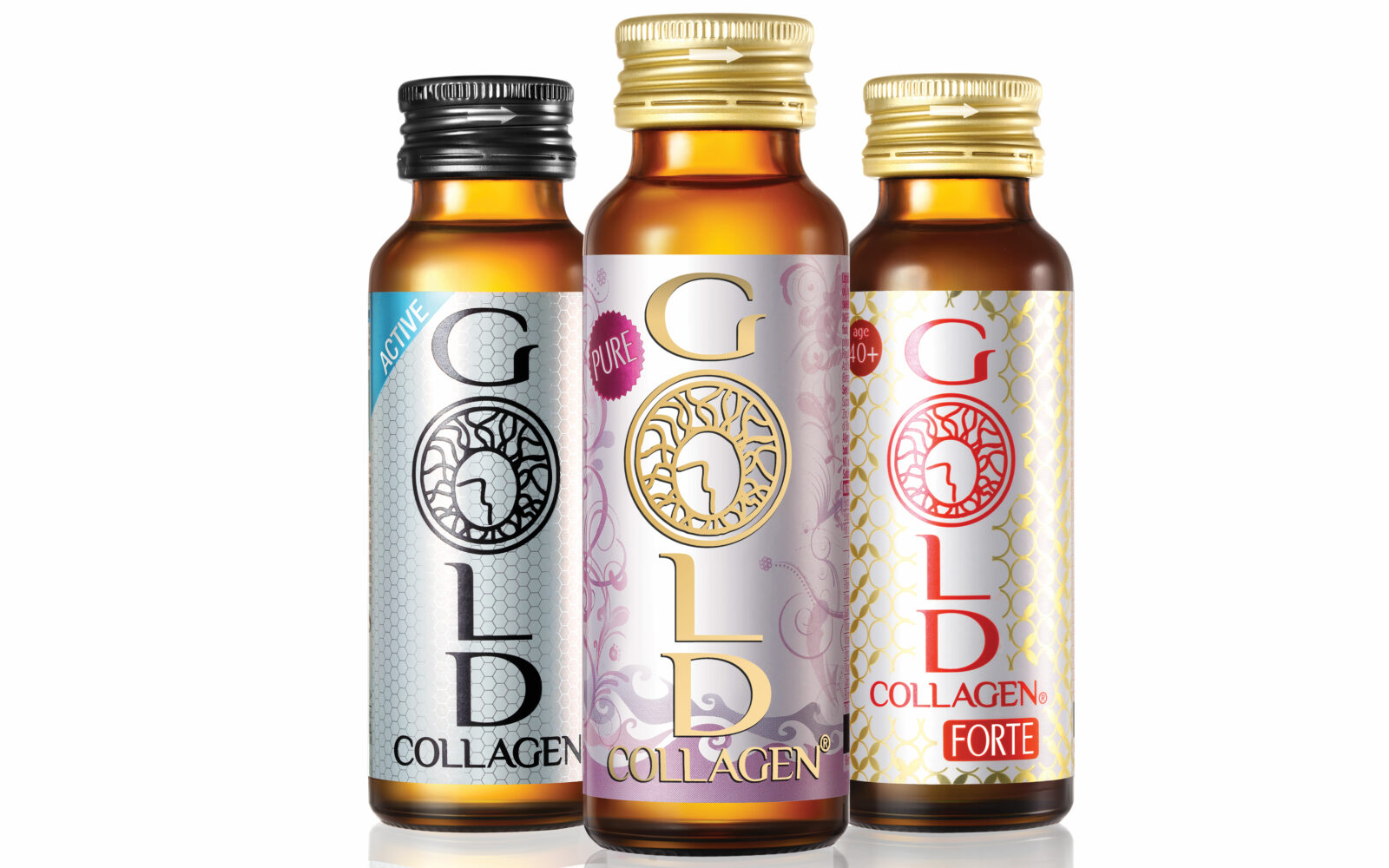 Gold Collagen Active, Gold Collagen Pure, Gold Collagen Forte