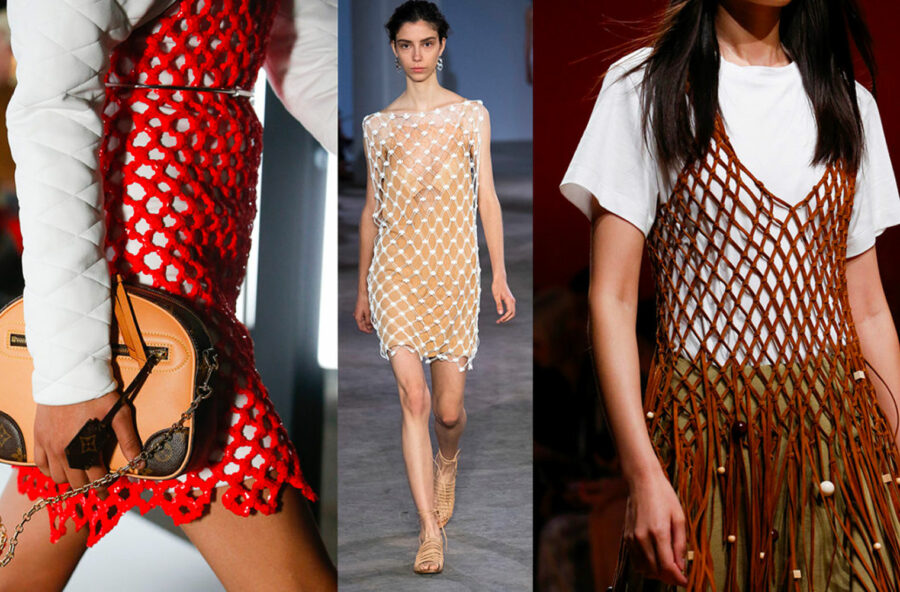 Trend moda primavera estate 2019: rete all over