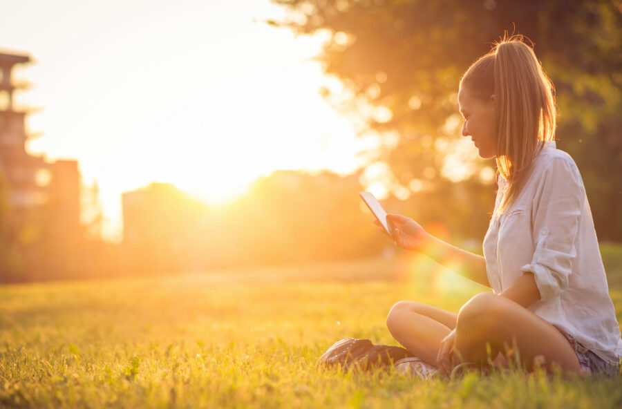 Più felice? Basta una pausa relax al parco