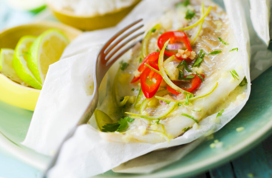 Merluzzo al cartoccio