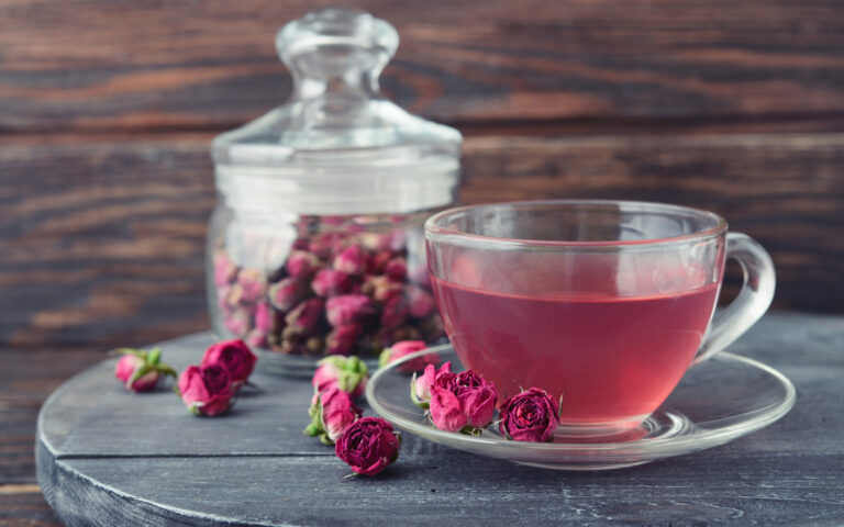 tè petali di rosa