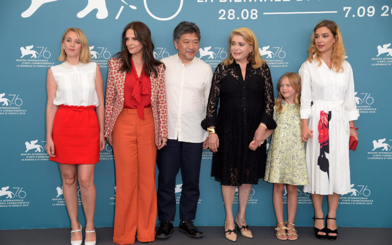 76th Venice Film Festival 2019, Photocall film “La verite”.
Pictured: Kore-Eda Hirozaku, Clementine Grenier, Catherine Deneuve, Juliette Binoche, Manon Clavcel, Ludivine Sagnier