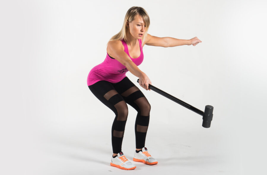 GAG workout con il single skiing squat per definire i punti critici