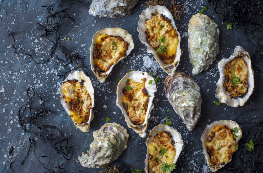 Ostriche gratinate al forno con besciamella