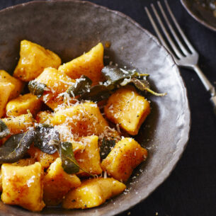 Gnocchi di zucca burro e salvia