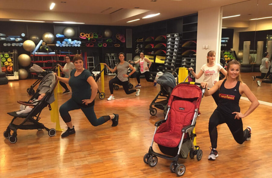 M’amadance, il training in palestra per neomamme e bebé