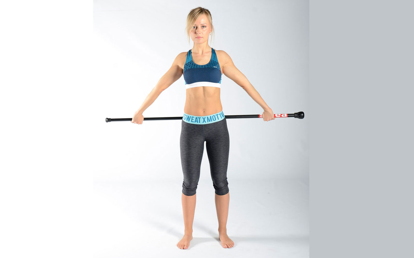 Standing Leg Lifts with Resistance Bands 
