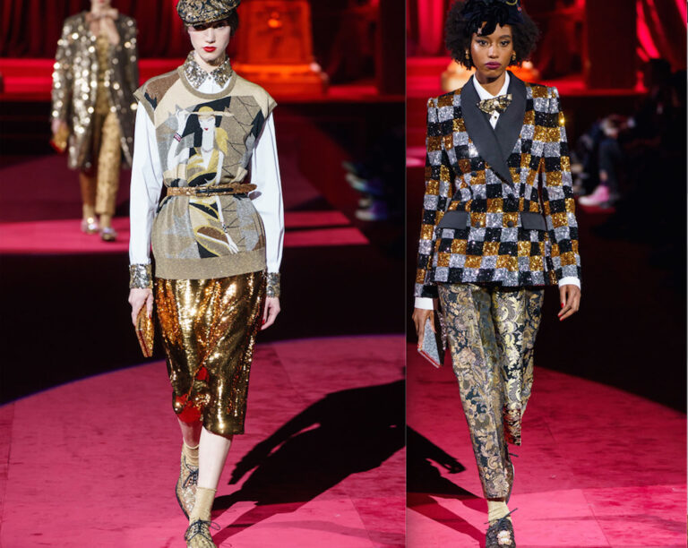 Moda brillante fine anno