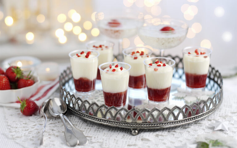panna cotta gelatina di fragole panna cotta gelatina di fragole
