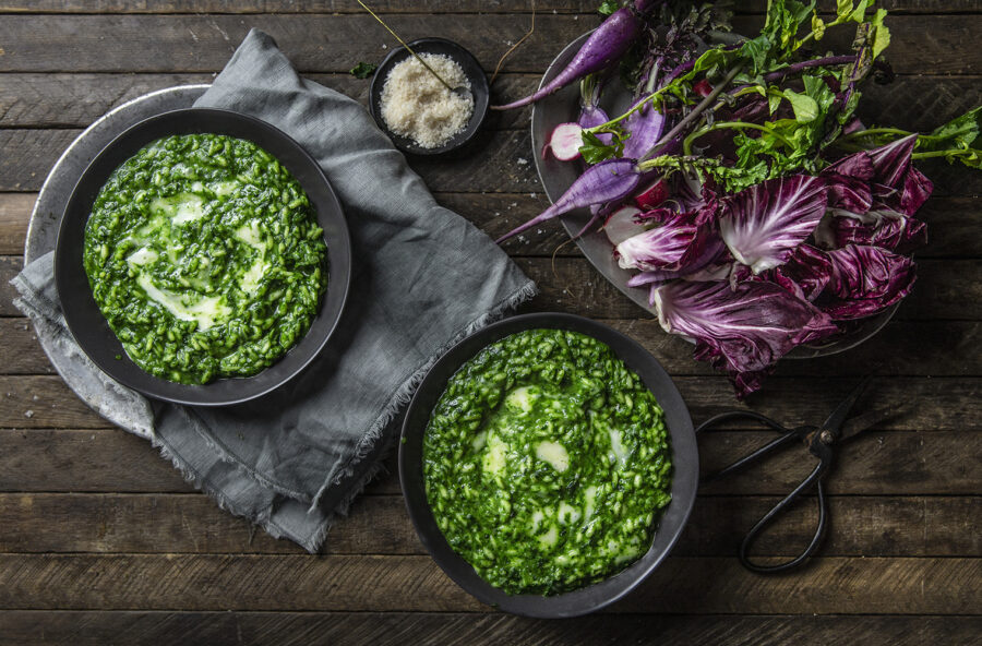 Risotto agli spinaci