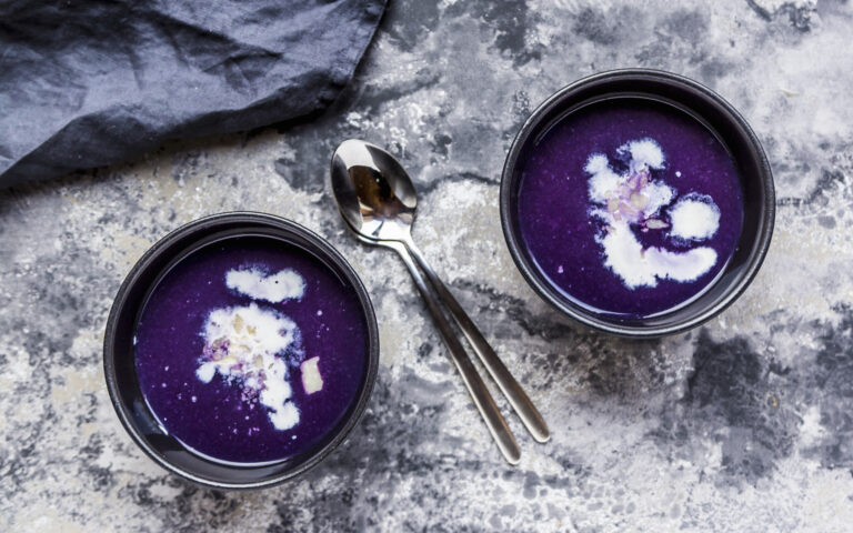 vellutata cavolo rosso