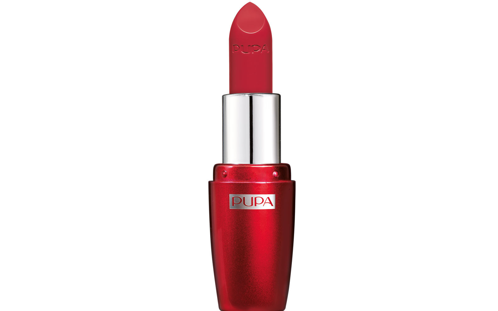 I’m Sexy Lipstick di Pupa (profumeria, 17,50 euro), tutta la sensualità del rosso in un rossetto fondente e cremoso.