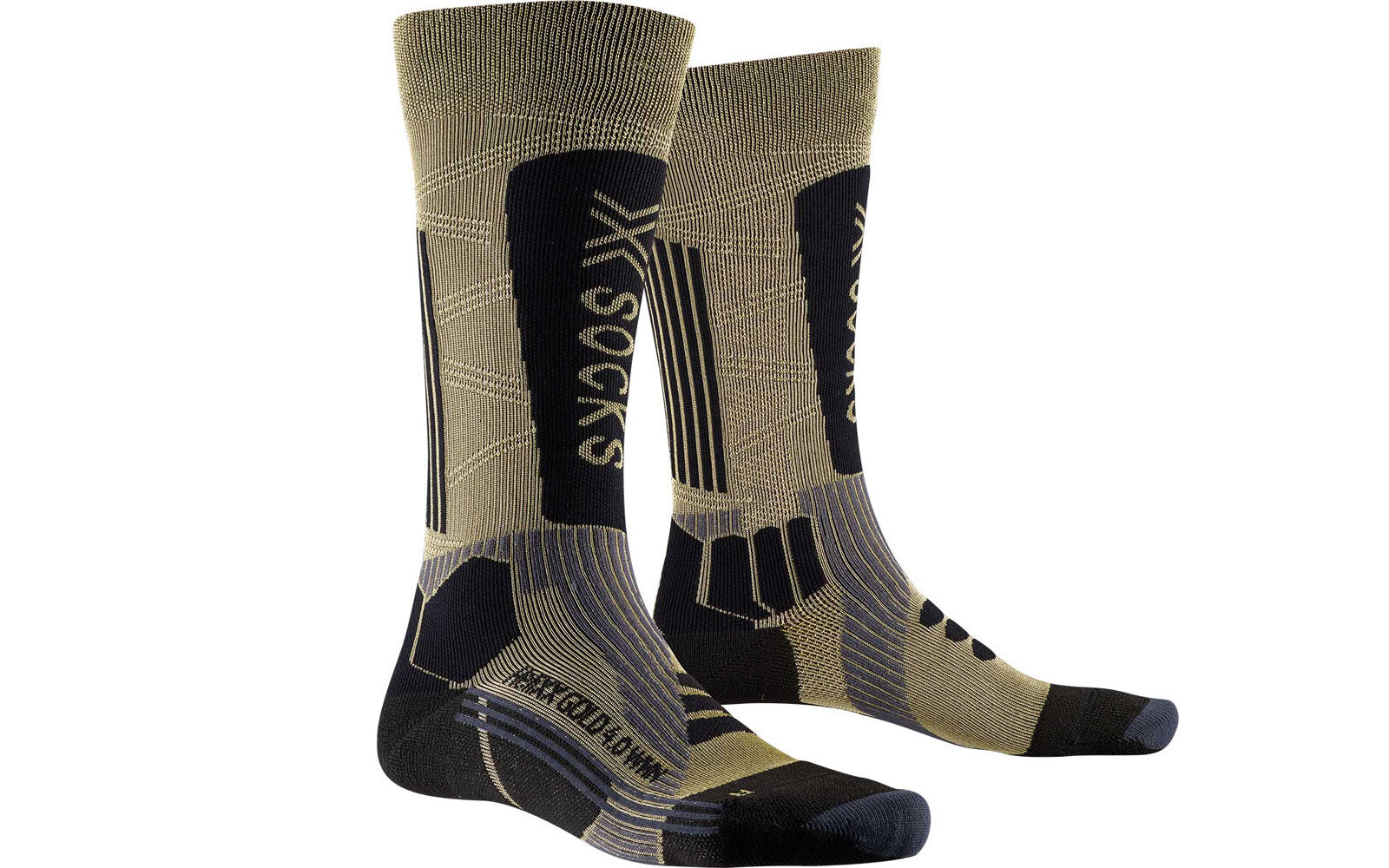 X-Socks Helixx Gold 4.0, calze hi-tech con lieve compressione nelle zone funzionali dei muscoli, calzata aderente sul piede femminile, bande speciali che prevengono sfregamenti e vesciche nelle zone sensibili, sistema di termoregolazione e ventilazione. Euro 49,90