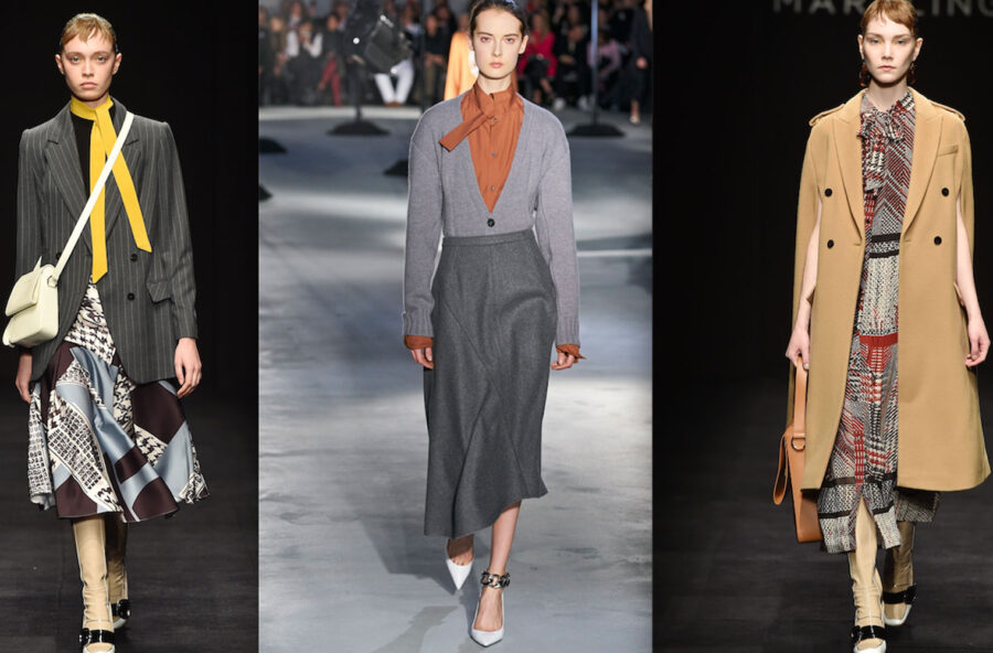 Milano Fashion Week FW 2020/2021: le gonne? Meglio lunghe e maxi
