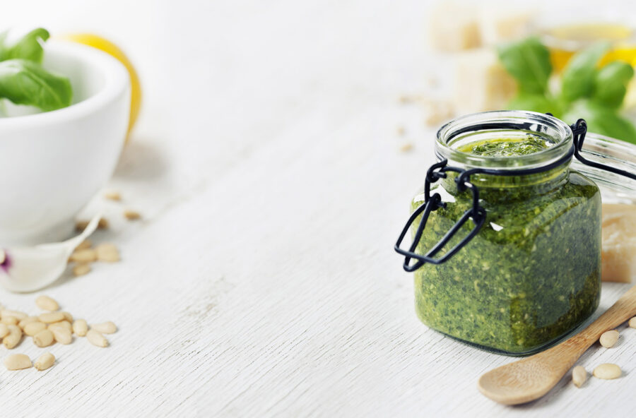 Pesto fatto in casa