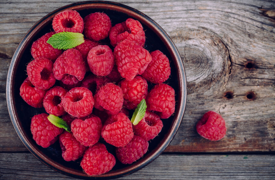 Maschera al lampone per mantenere l&rsquo;abbronzatura