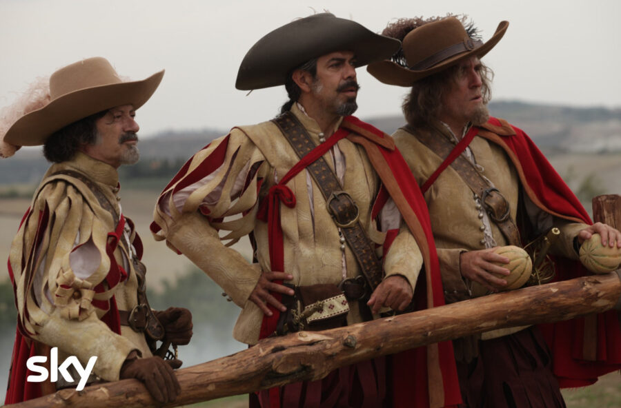 A Natale tornano i Moschettieri. E Favino, Mastandrea e Papaleo sono sempre pi&ugrave; irresistibili