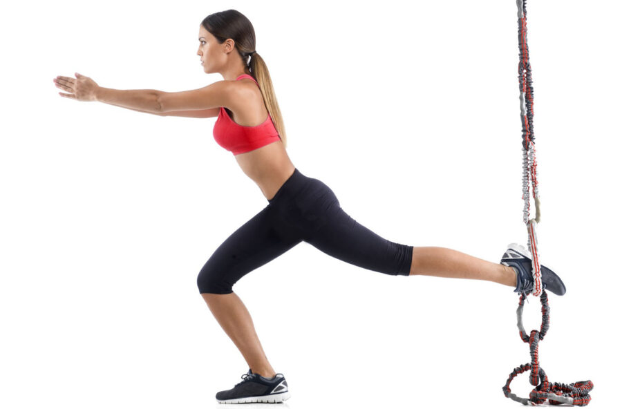 Revoring: fai il Bulgarian squat con un elastico speciale per modellare le gambe