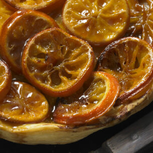 Tarte tatin agli agrumi