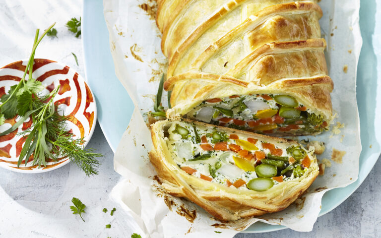 Strudel di verdure e ricotta