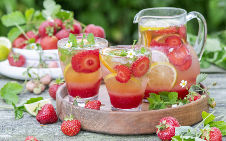 limonata di fragole