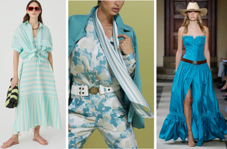 Milano Fashion Week primavera-estate 2022: travolte da un’onda azzurra