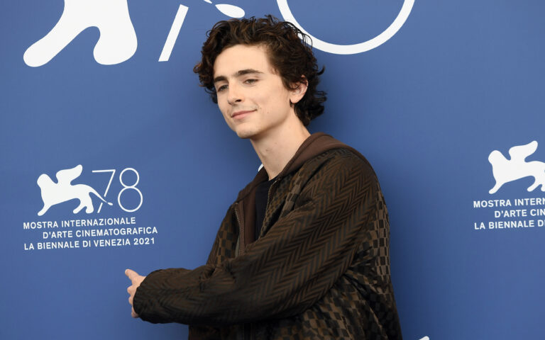 03/09/2021 Biennale di Venezia, 78 Mostra Internazionale d' Arte Cinematografica, photocall del film Dune, nella foto Timothee Chalamet