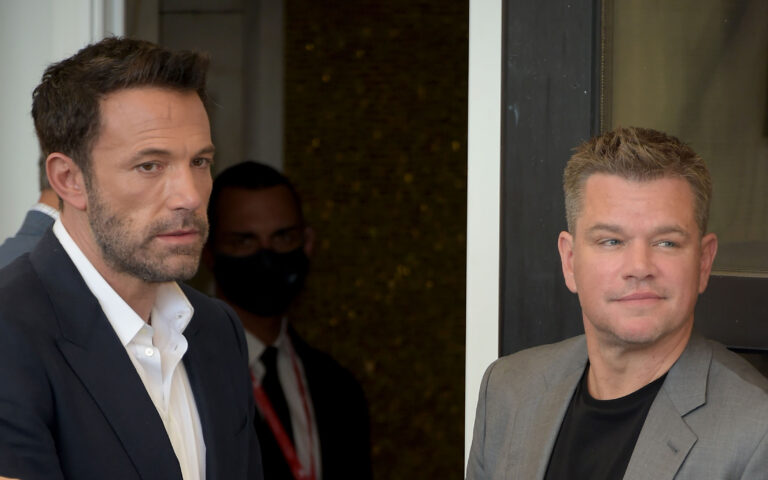 78th Venice Film Festival 2021, Photocall film The last duel. Pictured: Matt Damon, Ben Affleck 78th Venice Film Festival 2021, Photocall film The last duel. Pictured: Matt Damon, Ben Affleck