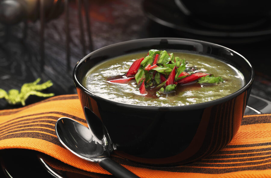 Crema di bietole colorate