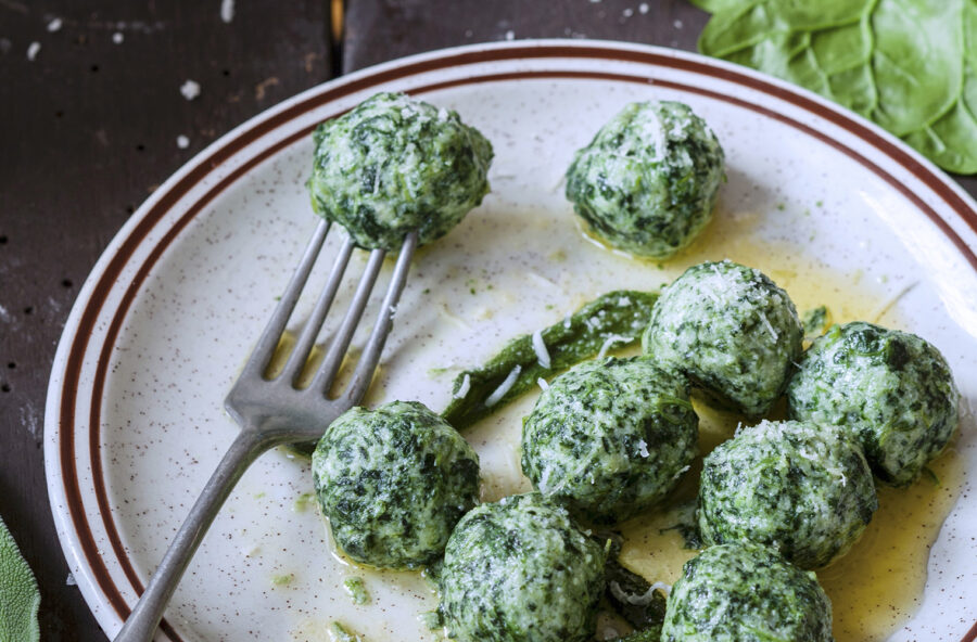 Gnocchi di spinaci e ricotta