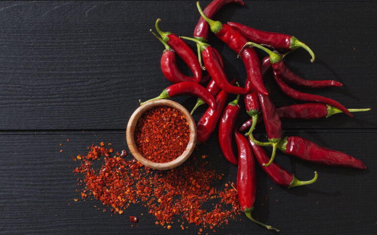 Red chili peppers