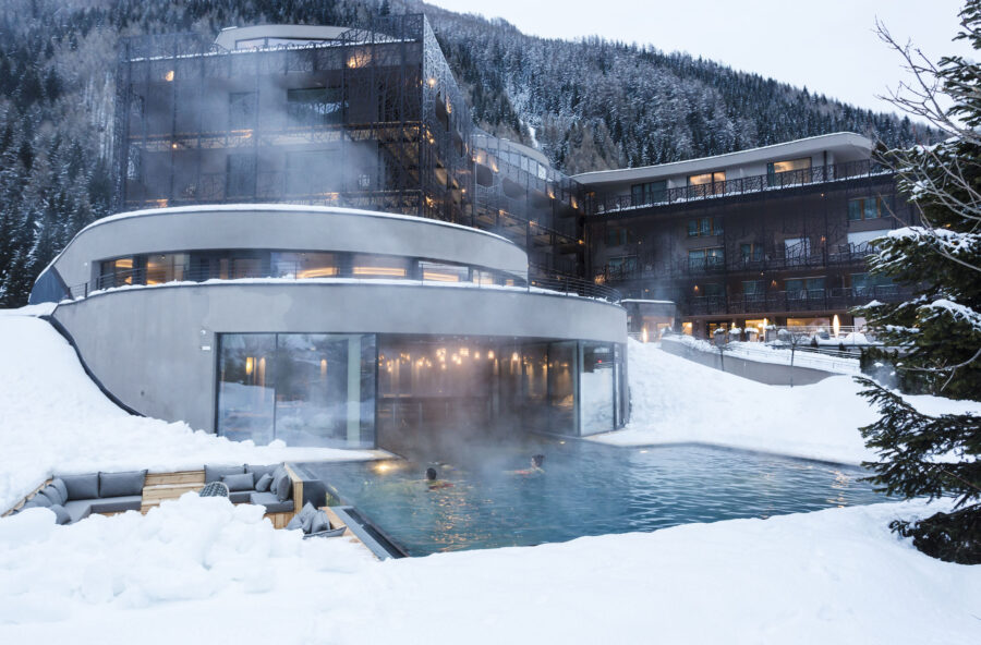 Wellness alpino: la remise en forme è total white