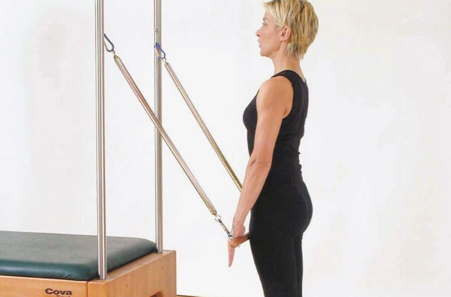 Pilates: braccia toniche sulla Cadillac