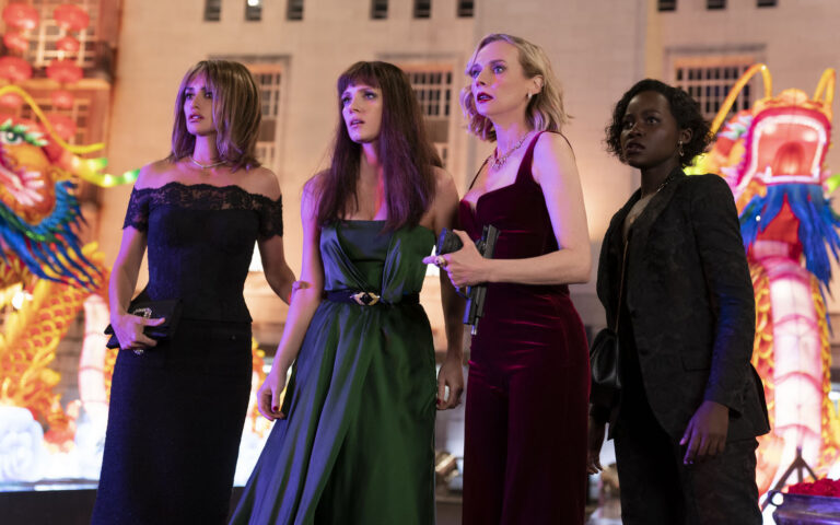 (from left) Graciela (Penélope Cruz), Mason “Mace” Brown (Jessica Chastain), Marie (Diane Kruger) and Khadijah (Lupita Nyong'o) in The 355, co-written and directed by Simon Kinberg. (from left) Graciela (Penélope Cruz), Mason “Mace” Brown (Jessica Chastain), Marie (Diane Kruger) and Khadijah (Lupita Nyong'o) in The 355, co-written and directed by Simon Kinberg.