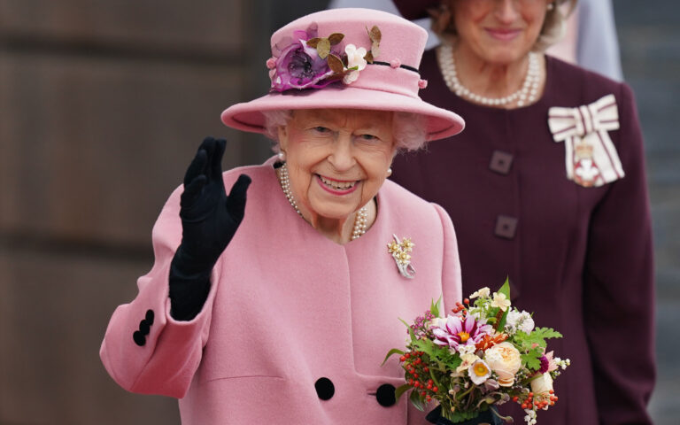 Queen Elizabeth II leaves after attending the opening ceremony of the sixth session of the Senedd in Cardiff. Picture date: Thursday October 14, 2021.