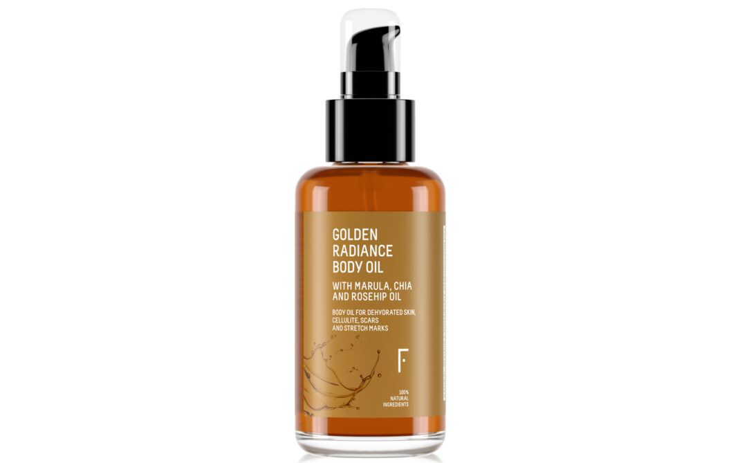 Golden Radiance Body Oil - Olio corpo nutriente per smagliature e cicatrici - 26 euro