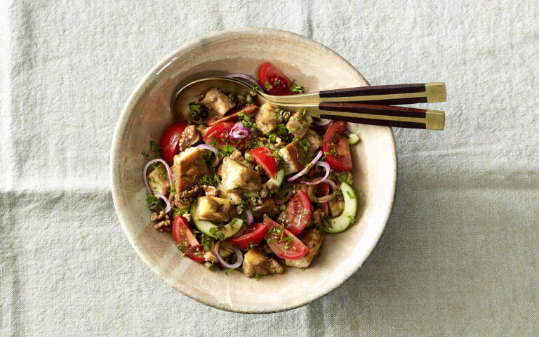 insalata di pane con prezzemolo