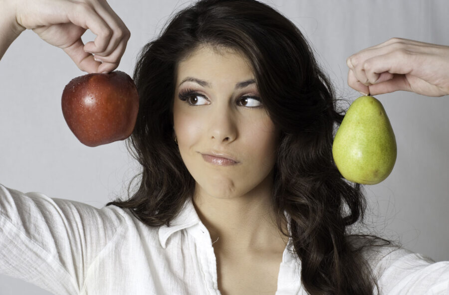 Donna mela o donna pera? Se vuoi dimagrire segui il tuo fisico